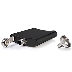hp-1114 leak proof stainless steel 8 oz liquor storage pocket hip flask with stainless steel funnel