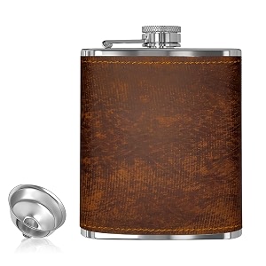 hp-1144 leak proof stainless steel 7 oz liquor storage pocket hip flask with stainless steel funnel