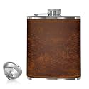 HP-1144 Leak Proof Stainless Steel 7 OZ Liquor Storage Pocket Hip Flask with Stainless Steel Funnel