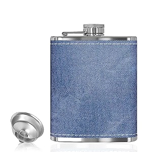hp-1155 leak proof stainless steel 7 oz liquor storage pocket hip flask with stainless steel funnel