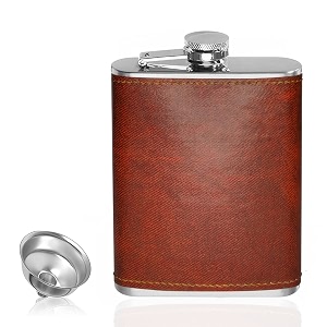hp-1166 leak proof stainless steel 7 oz liquor storage pocket hip flask with stainless steel funnel