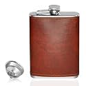 HP-1166 Leak Proof Stainless Steel 8 OZ Liquor Storage Pocket Hip Flask with Stainless Steel Funnel