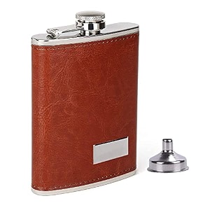 hp-1178 leak proof stainless steel 8 oz liquor storage pocket hip flask with stainless steel funnel