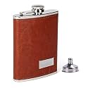 HP-1178 Leak Proof Stainless Steel 8 OZ Liquor Storage Pocket Hip Flask with Stainless Steel Funnel