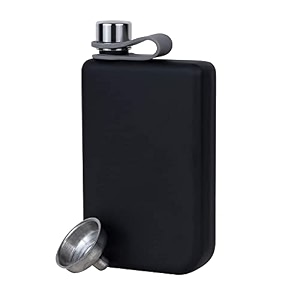 hp-1201 leak proof stainless steel 8 oz liquor storage pocket hip flask with stainless steel funnel