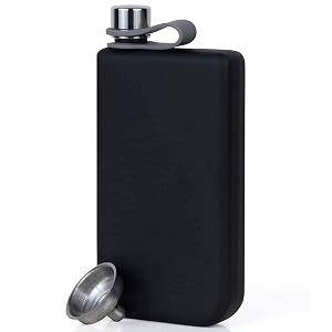 hp-1202 leak proof stainless steel 10 oz liquor storage pocket hip flask with stainless steel funnel