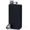 HP-1202 Leak Proof Stainless Steel 10 OZ Liquor Storage Pocket Hip Flask with Stainless Steel Funnel