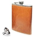 HP-1210 Leak Proof Stainless Steel 8 OZ Liquor Storage Pocket Hip Flask with Stainless Steel Funnel