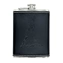 HP-JW Black Leak Proof Stainless Steel 8 OZ Liquor Storage Pocket Hip Flask with Stainless Steel Funnel