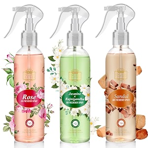next care english leather air freshener spray-200ml each for homeoffice amp car 100 natural  organic jasmine  sandal  rose