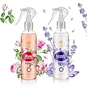 Next Care English Leather Air Freshener Spray Combo Pack – Rose + Lavender (200 ml Each) | Long Lasting Room Freshener | Gas-Free Deodorizer for Home, Car &amp; Office | 2 Fragrances Set
