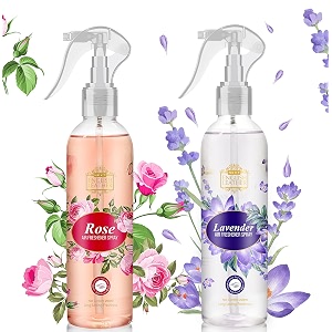 next care english leather rose and lavender air room freshener spray-200ml each  for homeoffice amp car 100 natural amp organic  long lasting fragrance rose  lavender