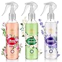 Next Care English Leather Air Freshener Spray Combo Pack – Rose + Jasmine + Lavender (200 ml Each) | Long Lasting Room Freshener | Gas-Free Deodorizer for Home, Car &amp; Office | 3 Fragrances Set