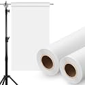Nezyo Light Diffuser Sheet Diffusion Film Sheet Lighting Gel Diffuser Roll White Diffusion Paper for LED Flash Strobe Light Photography Video(31.5 × 1181.2 Inch / 0.8 × 30 M)