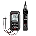 NF-8509 Network Cable Tester with Digital Multimeter 2 in 1 Multifunctional Network Tool, RJ45 Wire Tracer POE Tester Port Check Cable Length Measurement NCV Continuity Test
