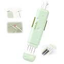 NFAMRZCAR 3 in 1 Automatic Needle Threaders Seam Ripper Tool,Green