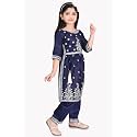 NFashion Girls Printed design Rayon Anarkali Salwar