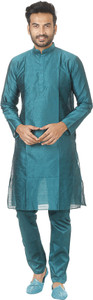 nfc creation men pure silk kurta pyjama set
