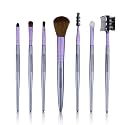 NFI essentials Professional Synthetic Soft Bristle Makeup Brush Set of 7 For Face & Eye Cosmetic Accessories Brushes Kit For Eyeshadow, Powder, Lip, Eyebrow