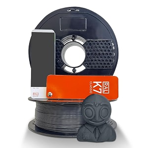 nfil3d 1kg net hs pla midnight grey- 3d printer filament  175mm accuracy - - 0015mm  1000g 3d filament 250g spool amp 350g packaging weight total weight 16kg  352 lbs