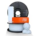 NFIL3D 1KG Net HS PLA+ Polar White - 3D Printer Filament | 1.75mm| Accuracy - +/- 0.015mm | 1000g 3D Filament, 250g Spool &amp; 350g Packaging Weight (Total Weight 1.6KG) | (3.52 lbs)