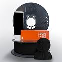 NFIL3D 1KG Net HS PLA+ Raven Black- 3D Printer Filament |1.75mm| Accuracy - +/- 0.015mm | 1000g 3D Filament, 250g Spool &amp; 350g Packaging Weight (Total Weight 1.6KG) | (3.52 lbs)
