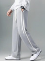 NFTrenzify Solid Striped Men Grey Track Pants