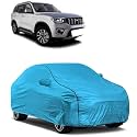 Car Bady Cover Waterproof Compatible with Mahindra XUV 300 |Triple Stitched |Fully Elastic Ultra |Mirror Pocket | Heavy Buckle | MTL Blue &amp; Black Piping (Blue &amp; Black)