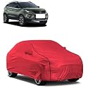 Car Bady Cover Waterproof Compatible with Tata Nexon |Triple Stitched |Fully Elastic Ultra |Mirror Pocket | Heavy Buckle | MTH Red &amp; Black Piping (Red &amp; Black)