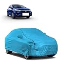 Car Bady Cover Waterproof Compatible with Honda City ZX |Triple Stitched |Fully Elastic Ultra |Mirror Pocket | Heavy Buckle | MTL Blue &amp; Black Piping (Blue &amp; Black)