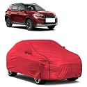 Car Bady Cover Waterproof Compatible with Mahindra Bolero |Triple Stitched |Fully Elastic Ultra |Mirror Pocket | Heavy Buckle | MTH Red &amp; Black Piping (Red &amp; Black)