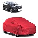 Car Bady Cover Waterproof Compatible with MG Astor |Triple Stitched |Fully Elastic Ultra |Mirror Pocket | Heavy Buckle | MTH Red &amp; Black Piping (Red &amp; Black)
