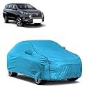 Car Bady Cover Waterproof Compatible with Toyota Innova Crysta |Triple Stitched |Fully Elastic Ultra |Mirror Pocket | Heavy Buckle | MTL Blue &amp; Black Piping (Blue &amp; Black)