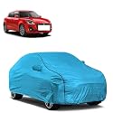 Car Bady Cover Waterproof Compatible with Maruti Swift VXI |Triple Stitched |Fully Elastic Ultra |Mirror Pocket | Heavy Buckle | MTL Blue &amp; Black Piping (Blue &amp; Black)