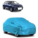 Car Bady Cover Waterproof Compatible with Maruti Baleno |Triple Stitched |Fully Elastic Ultra |Mirror Pocket | Heavy Buckle | MTL Blue &amp; Black Piping (Blue &amp; Black)