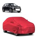 Car Bady Cover Waterproof Compatible with Hyundai Creta 2020 |Triple Stitched |Fully Elastic Ultra |Mirror Pocket | Heavy Buckle | MTH Red &amp; Black Piping (Red &amp; Black)