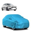 Car Bady Cover Waterproof Compatible with Maruti Dzire |Triple Stitched |Fully Elastic Ultra |Mirror Pocket | Heavy Buckle | MTL Blue &amp; Black Piping (Blue &amp; Black)