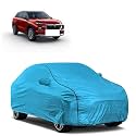 Car Bady Cover Waterproof Compatible with Maruti Grand Vitara |Triple Stitched |Fully Elastic Ultra |Mirror Pocket | Heavy Buckle | MTL Blue &amp; Black Piping (Blue &amp; Black)