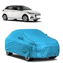 Car Bady Cover Waterproof Compatible with Hyundai Elite i20 2020 |Triple Stitched |Fully Elastic Ultra |Mirror Pocket | Heavy Buckle | MTL Blue &amp; Black Piping (Blue &amp; Black)