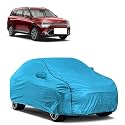 Car Bady Cover Waterproof Compatible with Kia Carnival |Triple Stitched |Fully Elastic Ultra |Mirror Pocket | Heavy Buckle | MTL Blue &amp; Black Piping (Blue &amp; Black)