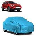 Car Bady Cover Waterproof Compatible with MG ZS EV |Triple Stitched |Fully Elastic Ultra |Mirror Pocket | Heavy Buckle | MTL Blue &amp; Black Piping (Blue &amp; Black)