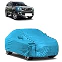 Car Bady Cover Waterproof Compatible with Mahindra Scorpio N |Triple Stitched |Fully Elastic Ultra |Mirror Pocket | Heavy Buckle | MTL Blue &amp; Black Piping (Blue &amp; Black)