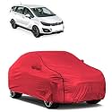 Car Bady Cover Waterproof Compatible with Mahindra New Thar |Triple Stitched |Fully Elastic Ultra |Mirror Pocket | Heavy Buckle | MTH Red &amp; Black Piping (Red &amp; Black)