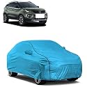 Car Bady Cover Waterproof Compatible with Tata Nexon |Triple Stitched |Fully Elastic Ultra |Mirror Pocket | Heavy Buckle | MTL Blue &amp; Black Piping (Blue &amp; Black)