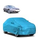 Car Bady Cover Waterproof Compatible with Honda Old Accord |Triple Stitched |Fully Elastic Ultra |Mirror Pocket | Heavy Buckle | MTL Blue &amp; Black Piping (Blue &amp; Black)