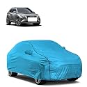 Car Bady Cover Waterproof Compatible with Hyundai Tucson |Triple Stitched |Fully Elastic Ultra |Mirror Pocket | Heavy Buckle | MTL Blue &amp; Black Piping (Blue &amp; Black)