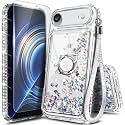 NGB Designed for iPhone Air Case, Cute Liquid Glitter Crystal Gem