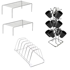 stainless steel cup mug dish amp utensil rack combo with dish rack