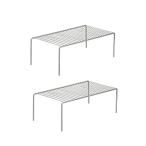 stainless steel utensils dish rackmultipurpose rustproof shelfstorage shelvesstand for home amp kitchen cabinet cupboard amp pantry pack of 2 nhsp under cabinet floating shelves