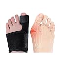 NHCDFA Bunion Corrector for Women, Bunion Thumb Corrector, Right Foot Thumb Bunion Splint Adjustable Toe Separator for Women and Men Correction for Day Night Support (Black(Left))